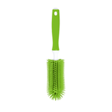 EDISON mama Silicone Baby Bottle Brush Pink - Front View