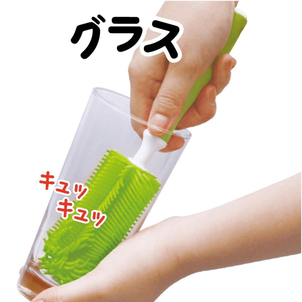 EDISON mama Silicone Baby Bottle Brush Green-2006733472563073029