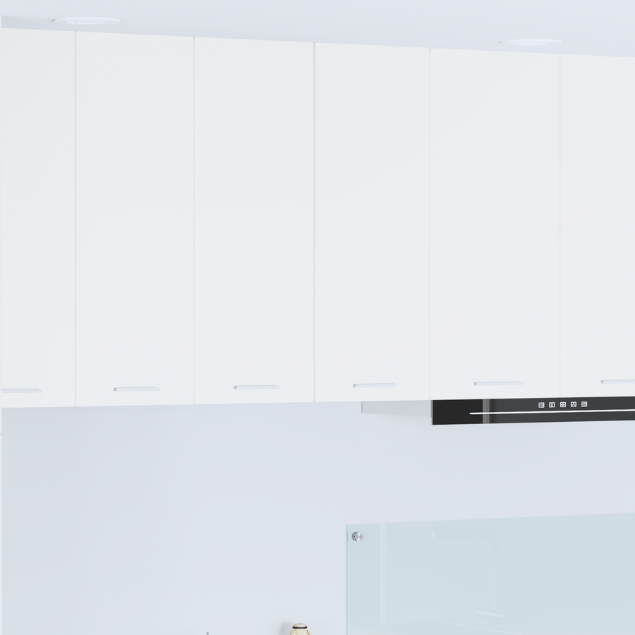 Hanging Cabinet 2 pcs White Engineered Wood