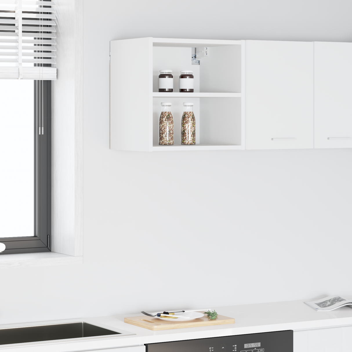 Hanging Cabinet White 40 x 29,5 x 40 cm Engineered Wood