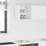 Hanging Cabinet White 40 x 29,5 x 40 cm Engineered Wood - Side View