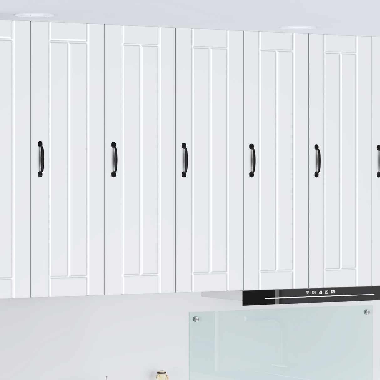Wall Cabinet LUCCA White 30 x 31 x 100 cm Engineered Wood