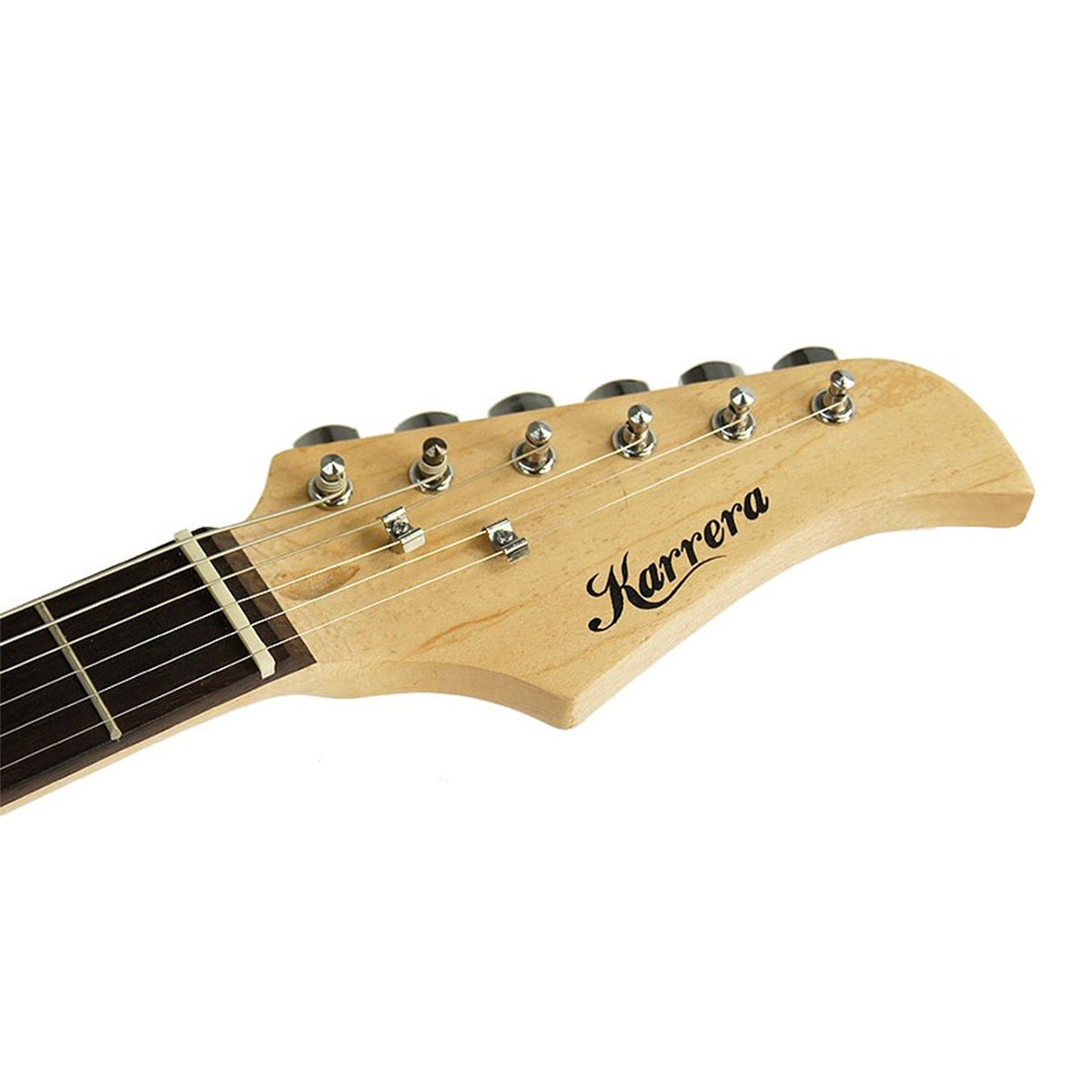 Karrera 39in Electric Guitar Music 4-String Instrument Full Size Sunburst