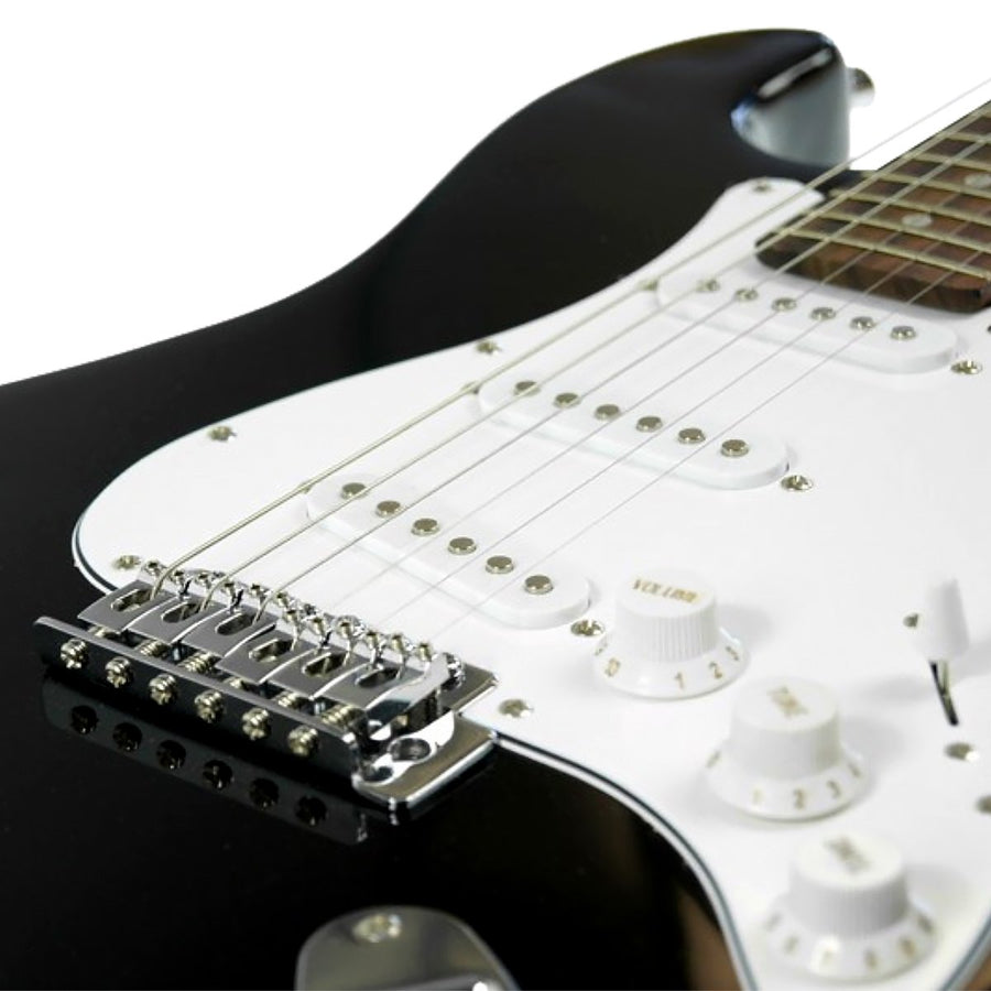 Karrera 39in Electric Guitar Music 6-String Instrument Full Size Black