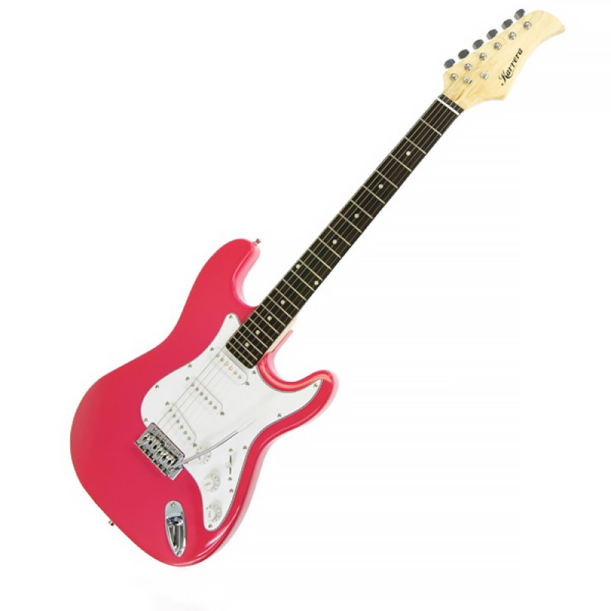 Karrera 39in Electric Guitar Music 6-String Instrument Full Size Pink
