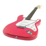 Karrera 39in Electric Guitar Music 6-String Instrument Full Size Pink - Top-Down View
