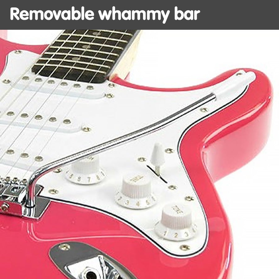 Karrera 39in Electric Guitar Music 6-String Instrument Full Size Pink