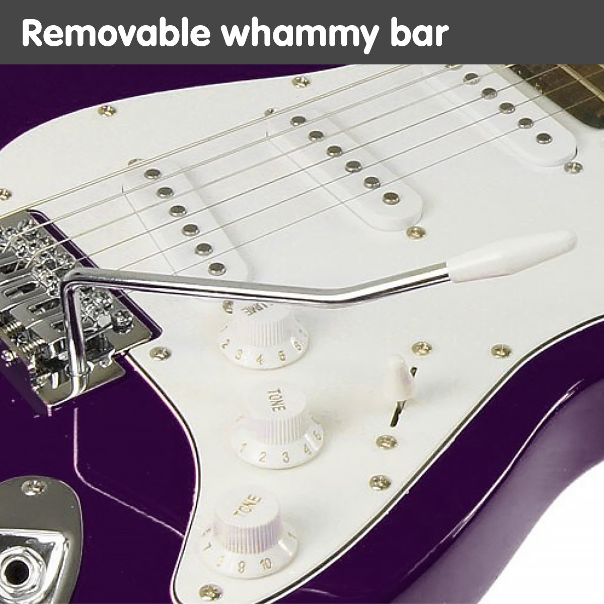 Karrera 39in Electric Guitar Music 6-String Instrument Full Size Purple