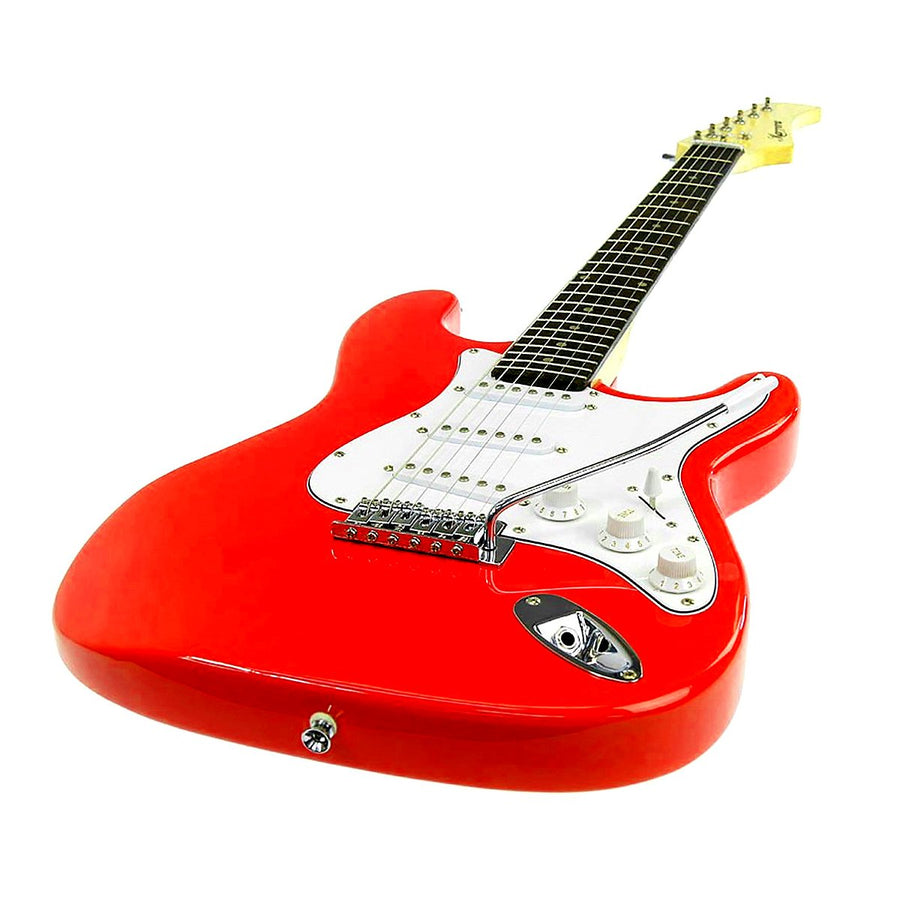 Karrera 39in Electric Guitar Music 6-String Instrument Full Size Red