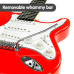 Karrera 39in Electric Guitar Music 6-String Instrument Full Size Red