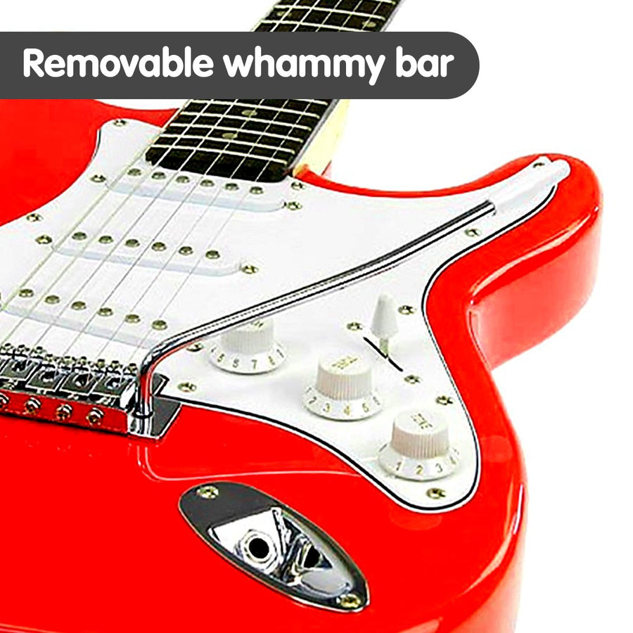 Karrera 39in Electric Guitar Music 6-String Instrument Full Size Red