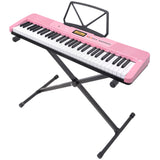 Karrera 61-Key Electronic Keyboard with LCD and Touch Response in Pink CHJ-291 - Extra Image