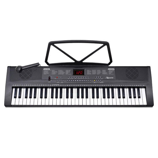 Karrera 61-Key Electronic Piano Keyboard 75cm - Black