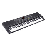 Karrera 61-Key Electronic Piano Keyboard 75cm - Black - Side View