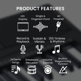 Karrera 61-Key Electronic Piano Keyboard 75cm - Black - Extra Image