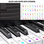 Karrera 61-Key Electronic Keyboard Piano Music with Stand - Pink