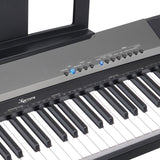 Karrera 88 Keys Electronic Keyboard Piano with Stand Black - Extra Image