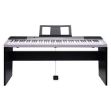 Karrera 88 Keys Electronic Keyboard Piano with Stand Silver - Extra Image