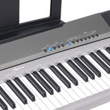 Karrera 88 Keys Electronic Keyboard Piano with Stand Silver - Extra Image