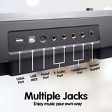 Karrera 88 Keys Electronic Keyboard Piano with Stand Silver - Extra Image