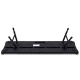 Karrera 61-Key Electronic Piano Keyboard with LED and Folding Stand in Black CHJ-SD1