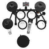 Karrera TDX-16 Electronic Drum Kit with LCD, Toms, Snares Quiet Mesh Pads & Pedals, Adjustable - 45-Degree Angle
