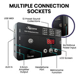 Karrera TDX-16 Electronic Drum Kit with LCD, Toms, Snares Quiet Mesh Pads & Pedals, Adjustable - Low Angle