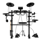 Karrera TDX-16 Electronic Drum Kit with LCD, Toms, Snares Quiet Mesh Pads & Pedals, Adjustable - Side View