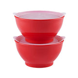 Elipse Kids Spill-Proof Anti-Slip Bowl Stage 1 8oz | Twin Pack with Lid Blue-2006733340165672960