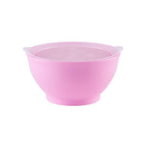 Elipse Kids Spill-Proof Anti-Slip Bowl Stage 1 8oz | Twin Pack with Lid Orange - Rear View