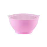 Elipse Kids Spill-Proof Anti-Slip Bowl Stage 1 8oz | Twin Pack with Lid White - Rear View