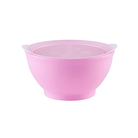 Elipse Kids Spill-Proof Anti-Slip Bowl Stage 1 8oz | Twin Pack with Lid Pink-1954803046106140678