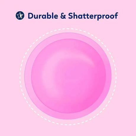 Elipse Kids Spill-Proof Anti-Slip Bowl Stage 1 | Single Pack with Lid Pink-1954803044860432384