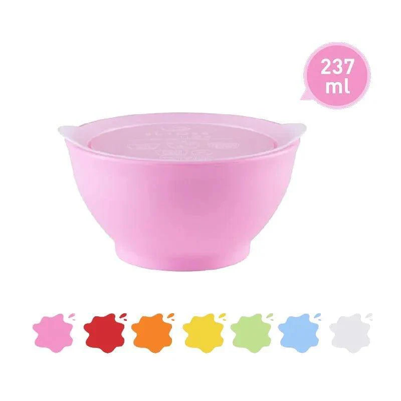 Elipse Kids Spill-Proof Anti-Slip Bowl Stage 1 | Single Pack with Lid White-2006733339834322944