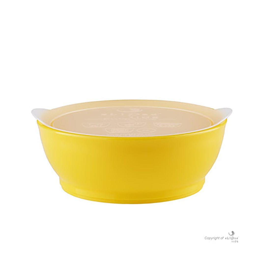 Elipse Kids Spill-Proof Anti-Slip Bowl Stage 3 12oz | Single Pack with Lid White-2006733341797257219