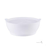 Elipse Kids Spill-Proof Anti-Slip Bowl Stage 3 12oz | Single Pack with Lid White-2006733341797257217