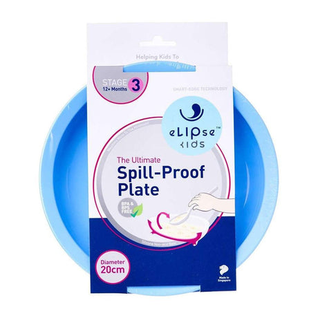 eLIPse Kids Spill-Proof Plate Orange-1954803046848532480