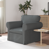 Sofa Dark Grey 95 x 82 x 80 cm Fabric
