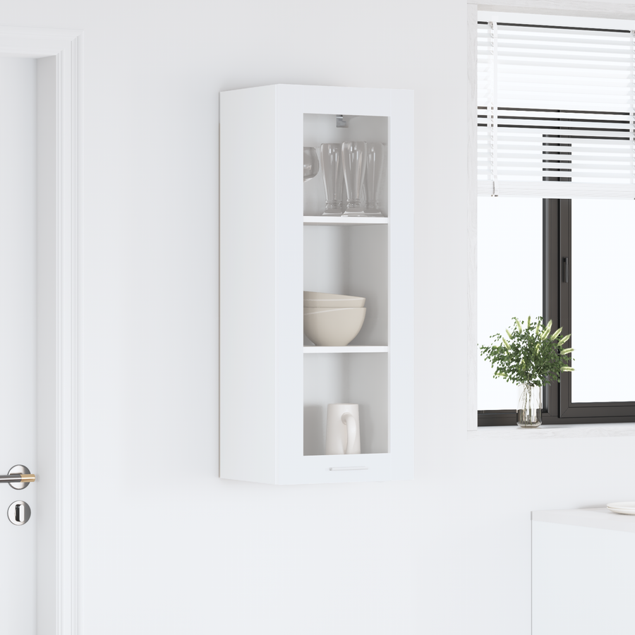 Hanging Cabinet White 40 x 31 x 100 cm Engineered Wood