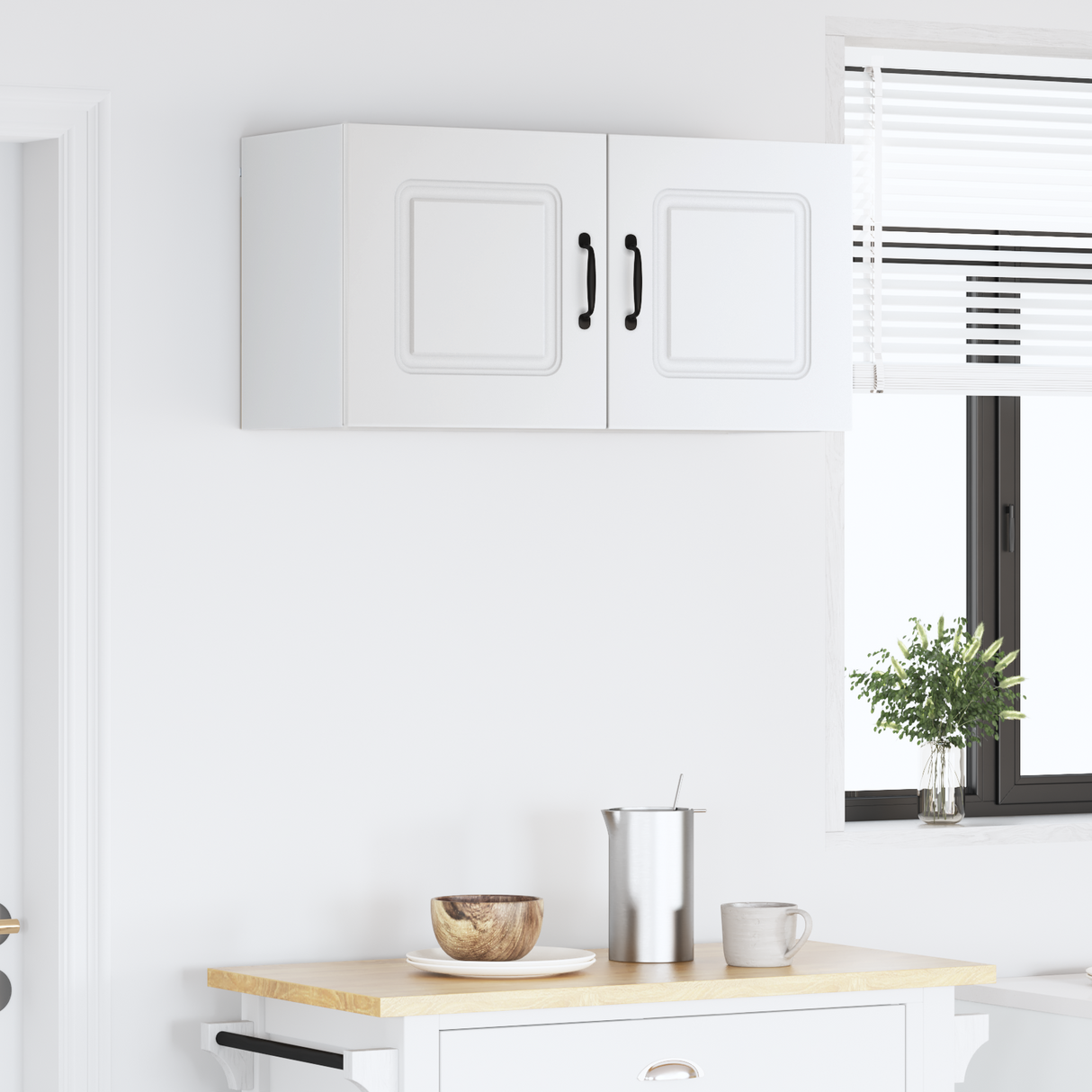 Dishwasher Panel Kalmar White 80 x 31 x 40 cm Engineered Wood