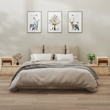 Bedside Cabinets 2 pcs 60x34x51 cm Solid Wood Pine