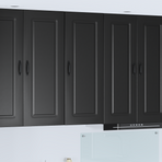 Dishwasher Panel Kalmar Black 40 x 31 x 100 cm Engineered Wood