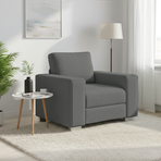 Sofa Chair Dark Grey 100 cm Fabric