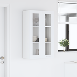 Hanging Cabinet White 60 x 31 x 100 cm Engineered Wood - Top-Down View