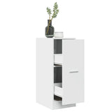 Apothecary Cabinet White 30x41x77.5 cm Engineered Wood - Front View