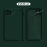 New Plain Neon Liquid Silicone Colorful Soft Case for iPhone 16 15 14 13 12 11 Pro Max Plus Fluorescent Microfiber Pink Cover - Extra Image