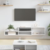 WallTVStand 150x25x28,5cm Engineered Wood - Side View