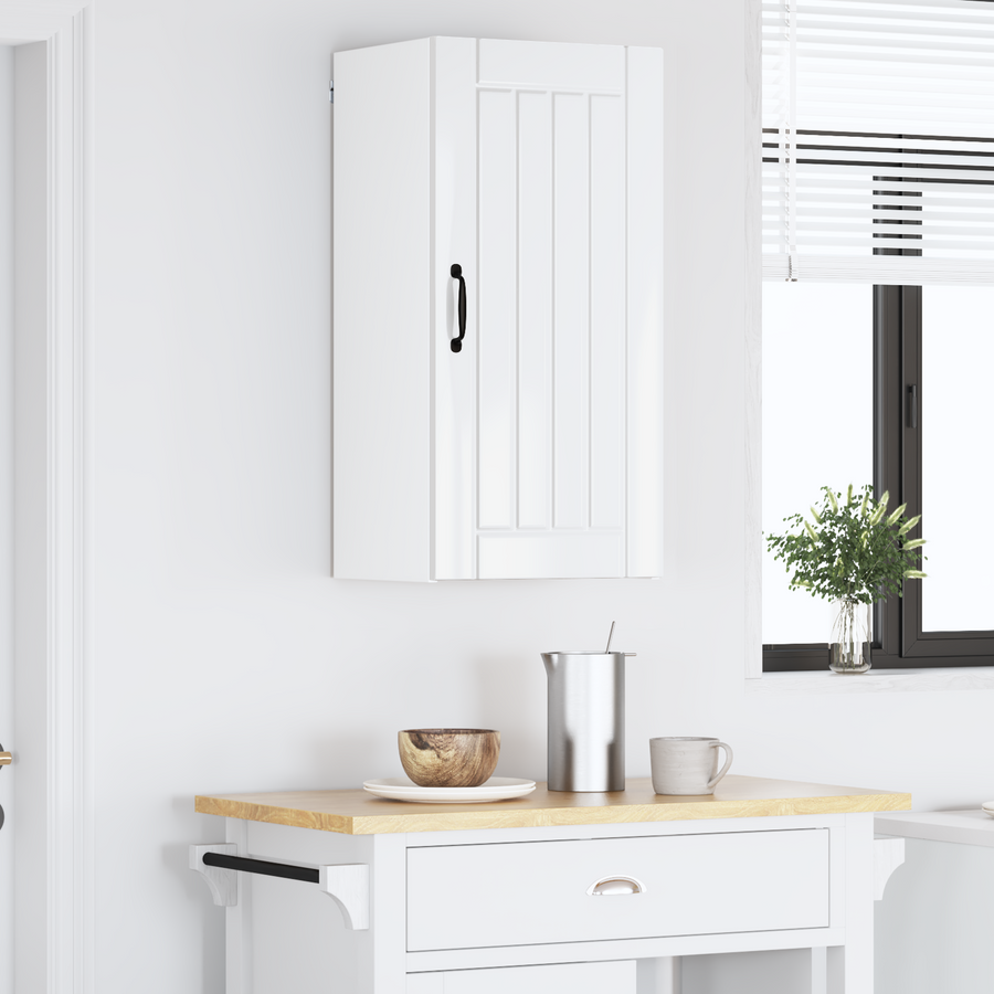 Wall Cabinet LUCCA High Gloss White 40 x 31 x 80 cm