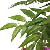 Pink Flowering Artificial Wisteria 180cm - Front View
