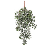 Mixed Green and White Tipped Ivy Bush 80cm UV Resistant - Front View